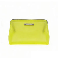 Yellow makeup bag