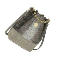 Factory Direct Wholesale Metallic Bucket Bag Custom Shoulder Handbag