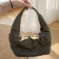 Wholesale Soft Padded Crescent Hobo Bag for Women | Lightweight Quilted Shoulder Handbag | Trendy Casual Tote Purse in Multiple Colors