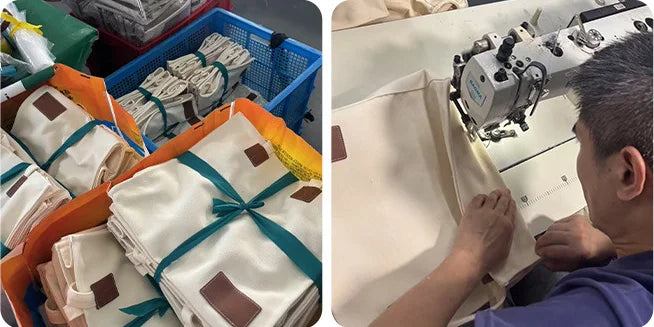 Kamyick Handbag Production Process - Finished Goods Packaging & Sewing Workshop